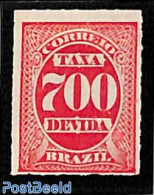 Brazil 1890 Postage Due, 700R, Stamp Out Of Set, Unused (hinged) - Autres & Non Classés
