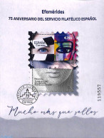 Spain 2021 75 Years Philatelic Service S/s, Mint NH, Philately - Unused Stamps