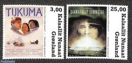 Greenland 2021 Films 2v, Mint NH, Nature - Performance Art - Dogs - Film - Unused Stamps