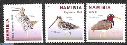 Namibia 2021 Birds 3v, Mint NH, Nature - Birds - Namibia (1990- ...)