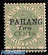 Malaysia 1891 Pahang, 2c, Overprint 1v, Unused (hinged) - Other & Unclassified