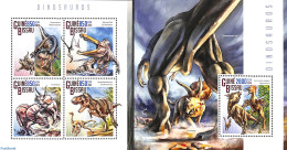 Guinea Bissau 2014 Prehistoric Animals 2 S/s, Mint NH, Nature - Prehistoric Animals - Prehistorisch