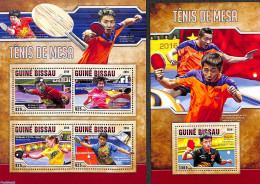 Guinea Bissau 2016 Table Tennis 2 S/s, Mint NH, Sport - Table Tennis - Tischtennis