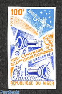 Niger 1976 Telephone Centenary 1v, Imperforated, Mint NH, Science - Telephones - Telecom