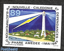 New Caledonia 1985 Amedee Lighthouse 1v, Imperforated, Mint NH, Various - Lighthouses & Safety At Sea - Ungebraucht
