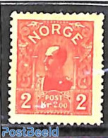 Norway 1909 2kr, Stamp Out Of Set, Without Gum, Unused (hinged) - Unused Stamps