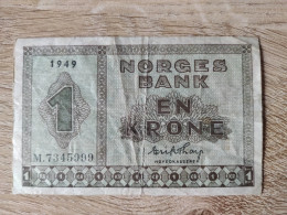 Norway 1 Krone 1949 - Norway