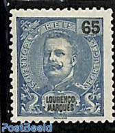 Mozambique 1903 Lourenco Marques, 65R, Stamp Out Of Set, Unused (hinged) - Mozambique