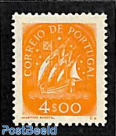Portugal 1949 4.00, Stamp Out Of Set, Mint NH, Transport - Ships And Boats - Neufs