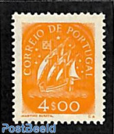 Portugal 1949 4.00, Stamp Out Of Set, Mint NH, Transport - Ships And Boats - Ongebruikt