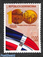 Dominican Republic 2020 100 Years After First Census 1v, Mint NH, Science - Statistics - Non Classés