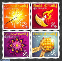 New Zealand 2021 Happy Diwali 4v [+], Mint NH - Unused Stamps