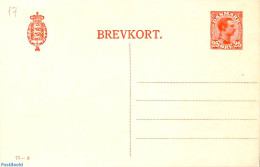 Denmark 1921 Postcard 25o, 73-Z, Unused Postal Stationary - Covers & Documents