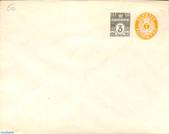 Denmark 1920 Envelope 3o+7o, Unused Postal Stationary - Brieven En Documenten