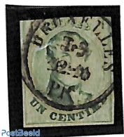 Belgium 1858 1c, Used, Used Stamps - Gebraucht