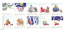 Netherlands 2021 Christmas 10v S-a, Mint NH, Religion - Christmas - Unused Stamps