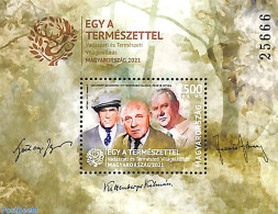 Hungary 2021 One With Nature S/s, Mint NH, Nature - Trees & Forests - Unused Stamps