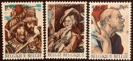 Belgica 1969 COB 1505-07 ** Fragmento De Tapices. - Unused Stamps