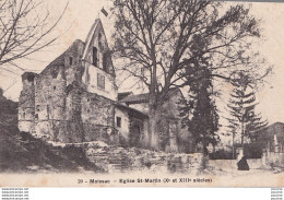 Z2-82) MOISSAC - EGLISE SAINT MARTIN (X° ET XIII° SIECLE) - ( EDITEUR PERRET , AGEN -2 SCANS ) - Moissac