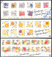 Japan 2021 Autumn Greetings 30v S-a (3 M/s), Mint NH, Health - Food & Drink - Unused Stamps