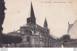 Z3-78) POISSY - EGLISE NOTRE DAME - ( 2 SCANS ) - Poissy