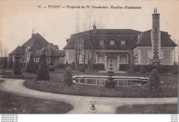 Z3-78) POISSY -  PROPRIETE DE M. VANDERBILT - PAVILLON D ' HABITATION - ( 2 SCANS ) - Poissy