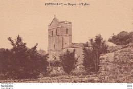 Z3-16) COURBILLAC (CHARENTE) HERPES - L' EGLISE - (2 SCANS) - Autres & Non Classés