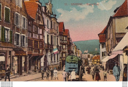 Z5-67) SAVERNE - GRAND '  RUE  - ( ANIMEE - COULEURS - 2 SCANS  ) - Saverne