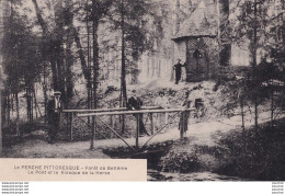 Z5-61) LA PERCHE PITTORESQUE - FORET DE BELLEME (ORNE) LE PONT ET LE KIOSQUE DE LA HERSE  - ( ANIMATION - 2 SCANS ) - Sonstige & Ohne Zuordnung