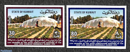 Kuwait 1979 Agriculture Conference 2v, Imperforated, Mint NH, Various - Agriculture - Agriculture