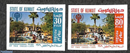 Kuwait 1979 Int. Year Of The Child 2v, Imperforated, Mint NH, Various - Year Of The Child 1979 - Kuwait