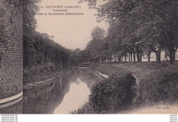 Z12-44) GUERANDE - REMPARTS - FOSSES  ET BOULEVARD  SAINTE ANNE  - ( 2 SCANS ) - Guérande