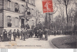 Y13-93) LIVRY - UNE RECEPTION OFFICIELLE A LA MAIRIE  - ( BELLE ANIMATION - POMPIERS ) - Livry Gargan