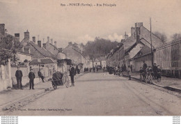 Y15-72) PONCE (SARTHE)  RUE PRINCIPALE  - ( ANIMEE - HABITANTS - 2 SCANS ) - Other & Unclassified