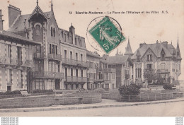 Z16-64) BIARRITZ - MODERNE - LA PLACE DE L ' ATALAYE  ET LES VILLAS - Biarritz