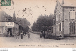 Z16-89) THEIL SUR VANNE (YONNE) LA POSTE ET LE BUREAU DE TABAC - ( ANIMEE - CAFE HOTEL DAGUIN - HABITANTS ) - Andere & Zonder Classificatie