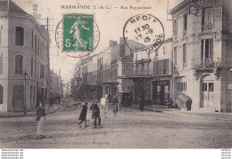 Z16-47) MARMANDE - RUE PUYGUERAUD - ( ANIMEE ) - Marmande