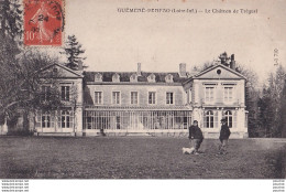 Z21-44) GUEMENE PENFAO (LOIRE INFERIEURE) LE CHATEAU DE TREGUEL - ( PRESENCE DU PETIT JOSEPH 202 KILOS ) - Guémené-Penfao