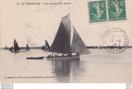 Z21-17) LA TREMBLADE - JOLI PAYSAGE DE LA SEUDRE - ( BATEAUX - VOILIERS ) - La Tremblade