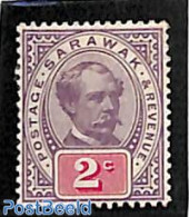 Malaysia 1888 Sarawak, 2c, Stamp Out Of Set, Unused (hinged) - Andere & Zonder Classificatie