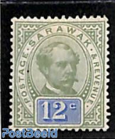 Malaysia 1888 Sarawak, 12c, Stamp Out Of Set, Unused (hinged) - Sonstige & Ohne Zuordnung