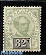 Malaysia 1897 32c, Sarawak, Stamp Out Of Set, Unused (hinged) - Autres & Non Classés