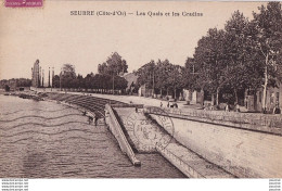 Z23-21) SEURRE  (COTE D ' OR) LES QUAIS ET LES GRADINS  -  ( 2 SCANS ) - Sonstige & Ohne Zuordnung