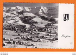 Z24-74) MEGEVE (HAUTE SAVOIE)  MEGEVE ET LE MONT JOLY  - ( OBLITERATION DE 1959 - 2 SCANS ) - Megève