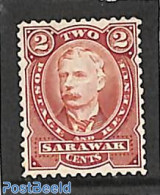 Malaysia 1895 Sarawak, 2c, Perf. 11.5, Stamp Out Of Set, Without Gum, Unused (hinged) - Sonstige & Ohne Zuordnung