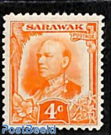 Malaysia 1932 Sarawak, 4c, Stamp Out Of Set, Unused (hinged) - Sonstige & Ohne Zuordnung
