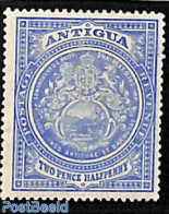 Antigua & Barbuda 1908 2.5p, Stamp Out Of Set, Unused (hinged), History - Coat Of Arms - Antigua Et Barbuda (1981-...)