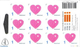 Netherlands 2021 Love M/s With W2W2W2W3 On Border, Mint NH - Nuevos