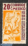 Mexico 1938 20c, Stamp Out Of Set, Unused (hinged) - Mexico