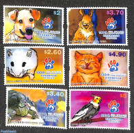Hong Kong 2021 Animal Protection 6v, Mint NH, Nature - Animals (others & Mixed) - Birds - Cats - Dogs - Rabbits / Hare.. - Ongebruikt